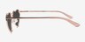 Wonderful Rose Gold MetalSunglass Frames from EyeBuyDirect, Side View