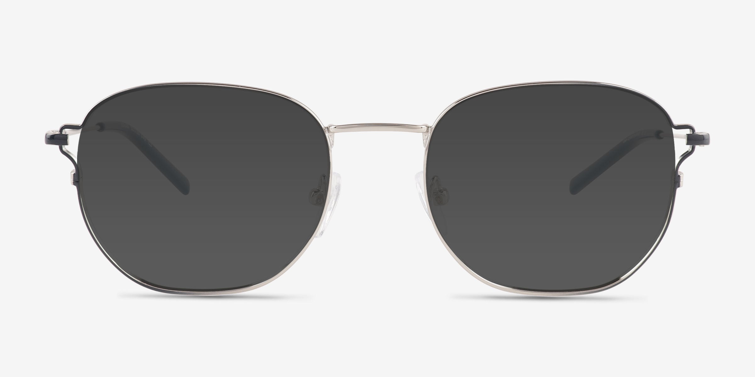 Dorian - Square Gradient Blue Silver Frame Prescription 