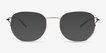 Dorian Gradient Blue Silver MetalSunglass Frames from EyeBuyDirect, Front View