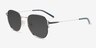 Dorian Gradient Blue Silver MetalSunglass Frames from EyeBuyDirect, Angle View