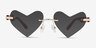 Dearest Gold MetalSunglass Frames from EyeBuyDirect, Front View