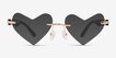 Dearest Rose Gold MetalSunglass Frames from EyeBuyDirect, Front View