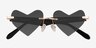 Dearest Rose Gold MetalSunglass Frames from EyeBuyDirect, Closed View