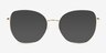 Gerry Gold Eco-friendlySunglass Frames from EyeBuyDirect, Front View