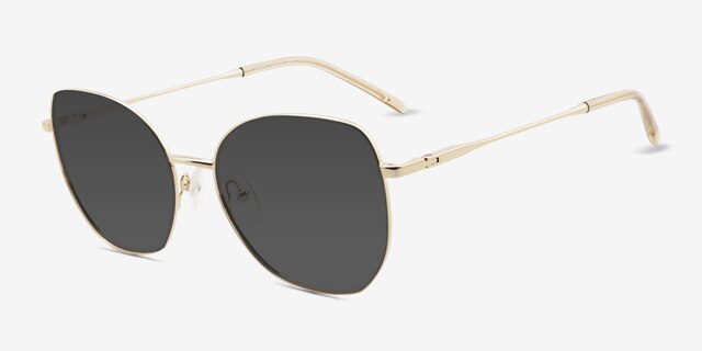 Gerry Gold Eco-friendlySunglass Frames from EyeBuyDirect, Angle View