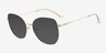 Gerry Gold Eco-friendlySunglass Frames from EyeBuyDirect, Angle View