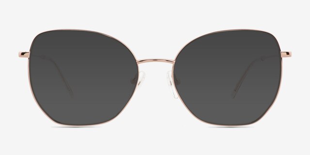 Gerry Rose Gold Eco-friendlySunglass Frames from EyeBuyDirect, Front View
