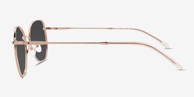 Gerry Or rose Éco-responsable Soleil de Lunette de vue d'EyeBuyDirect, Vue de Côté