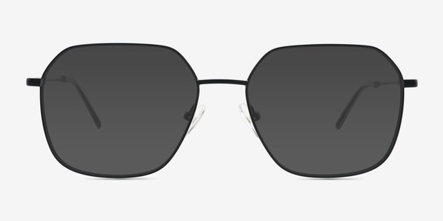 Borel Black Eco-friendlySunglass Frames from EyeBuyDirect, Front View