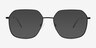 Borel Black Eco-friendlySunglass Frames from EyeBuyDirect, Front View