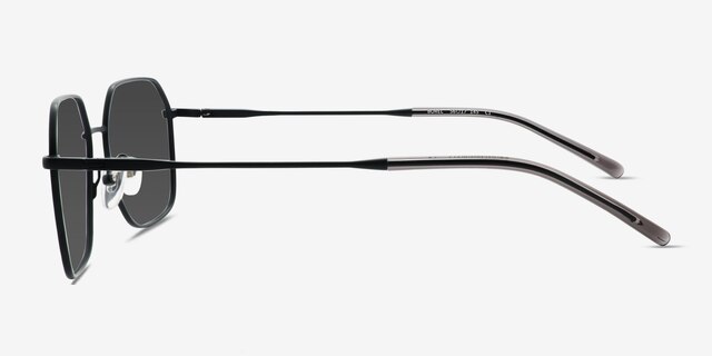 Borel Black Eco-friendlySunglass Frames from EyeBuyDirect, Side View