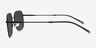 Borel Black Eco-friendlySunglass Frames from EyeBuyDirect, Side View