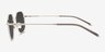 Borel Silver Eco-friendlySunglass Frames from EyeBuyDirect, Side View