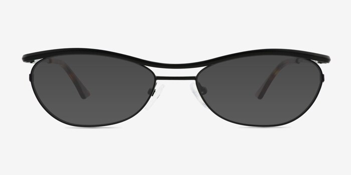 Barry Noir Métal Soleil de Lunette de vue d'EyeBuyDirect