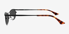 Barry Noir Métal Soleil de Lunette de vue d'EyeBuyDirect, Vue de Côté