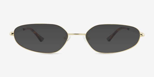Alves Gold MetalSunglass Frames from EyeBuyDirect, Front View