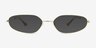 Alves Gold MetalSunglass Frames from EyeBuyDirect, Front View