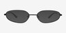Alves Black MetalSunglass Frames from EyeBuyDirect, Front View