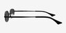Alves Black MetalSunglass Frames from EyeBuyDirect, Side View