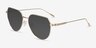 Riva Doré MétalSoleil de Lunette de vue d'EyeBuyDirect, Vue d'Angle