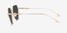 Riva Doré MétalSoleil de Lunette de vue d'EyeBuyDirect, Vue de Côté