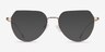 Riva Or rose MétalSoleil de Lunette de vue d'EyeBuyDirect, Vue de Face