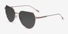 Riva Or rose MétalSoleil de Lunette de vue d'EyeBuyDirect, Vue d'Angle