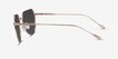 Riva Rose Gold MetalSunglass Frames from EyeBuyDirect, Side View