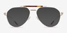 Burch Gold Tortoise MétalSoleil de Lunette de vue d'EyeBuyDirect, Vue de Face