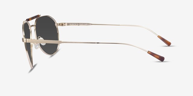 Burch Gold Tortoise MétalSoleil de Lunette de vue d'EyeBuyDirect, Vue de Côté
