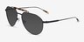 Burch Black Tortoise MétalSoleil de Lunette de vue d'EyeBuyDirect, Vue d'Angle