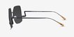 Cunningham Black MetalSunglass Frames from EyeBuyDirect, Side View