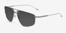 Beamon Argenté MétalSoleil de Lunette de vue d'EyeBuyDirect, Vue d'Angle