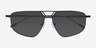 Beamon Noir MétalSoleil de Lunette de vue d'EyeBuyDirect, Vue Rapprochée