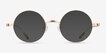 Davies Gold MetalSunglass Frames from EyeBuyDirect, Front View