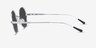 Davies Argenté MétalSoleil de Lunette de vue d'EyeBuyDirect, Vue de Côté