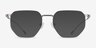 Gibson Argenté MétalSoleil de Lunette de vue d'EyeBuyDirect, Vue de Face