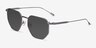 Gibson Argenté MétalSoleil de Lunette de vue d'EyeBuyDirect, Vue d'Angle