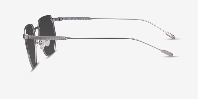 Gibson Argenté MétalSoleil de Lunette de vue d'EyeBuyDirect, Vue de Côté