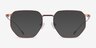 Gibson Brun MétalSoleil de Lunette de vue d'EyeBuyDirect, Vue de Face