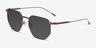 Gibson Brun MétalSoleil de Lunette de vue d'EyeBuyDirect, Vue d'Angle