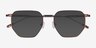 Gibson Brun MétalSoleil de Lunette de vue d'EyeBuyDirect, Vue Rapprochée