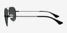 Good Vibrations Black MetalSunglass Frames from EyeBuyDirect, Side View