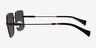 Unite All Rainbow Black MetalSunglass Frames from EyeBuyDirect, Side View