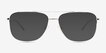 Gerard Silver Alternative MaterialsSunglass Frames from EyeBuyDirect, Front View