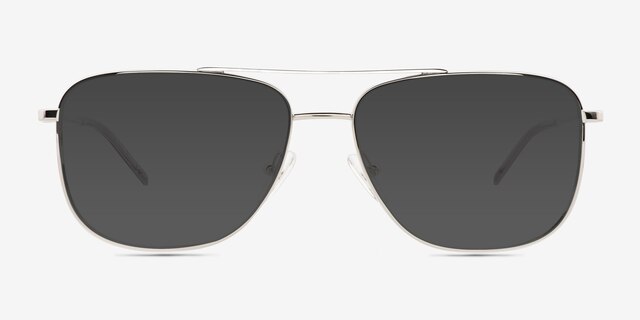 Gerard Silver Eco-friendlySunglass Frames from EyeBuyDirect, Front View