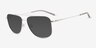 Gerard Silver Eco-friendlySunglass Frames from EyeBuyDirect, Angle View