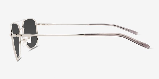 Gerard Silver Eco-friendlySunglass Frames from EyeBuyDirect, Side View