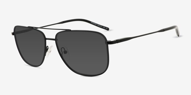 Gerard Black Eco-friendlySunglass Frames from EyeBuyDirect, Angle View