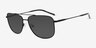 Gerard Black Eco-friendlySunglass Frames from EyeBuyDirect, Angle View